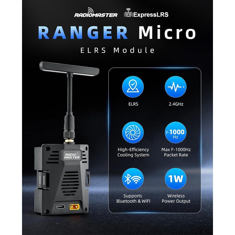 Radiomaster Ranger 2.4Ghz Elrs Module - โมดูล RadioMaster Ranger Micro 2.4GHz ELRS