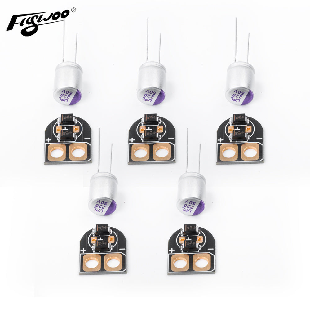 Foxeer Reaper F4 128K 65A Esc - แผงกรองแรงดันไฟฟ้า Flywoo TVS รุ่น XT30 XT60